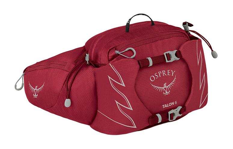OSPREY 6L Crossbody Bag Fanny Pack Outdoor Bag Nylon Red Unisex