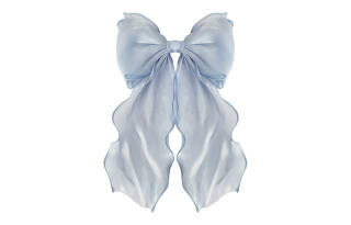 MACE MAVA Custom Greeting Card MACE MAVA Organza Hairpin Women's Blue