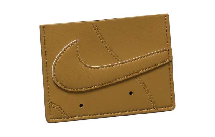 Nike Nike Minimalist Fashion PU Polyurethane Mixed With Nylon Card Holder Card Holder Regular Unisex Brown