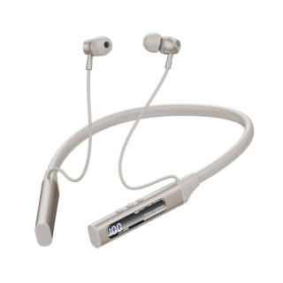 POLVCDG BD128 Sports Running Exclusive, Sweatproof, Waterproof, Ultra Long Battery Life Neck mounted Bluetooth Headset