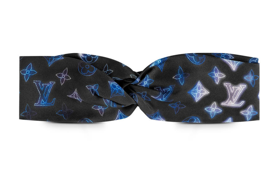 LOUIS VUITTON Hair Bands Women's Blue
