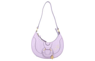 See By Chloe Hana Goatskin Crescent Bag, Handbag, Shoulder Bag Women's Light Purple