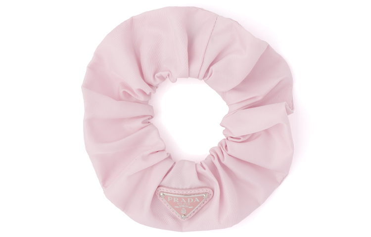 PRADA Re-Nylon triangle-logo scrunchie