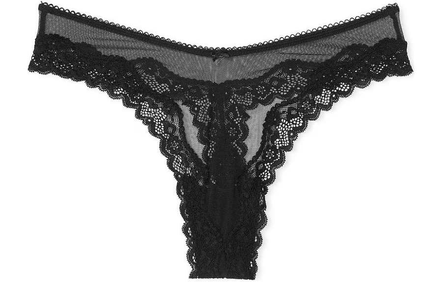 Victoria's Secret Thong Women's 1 Pack Black