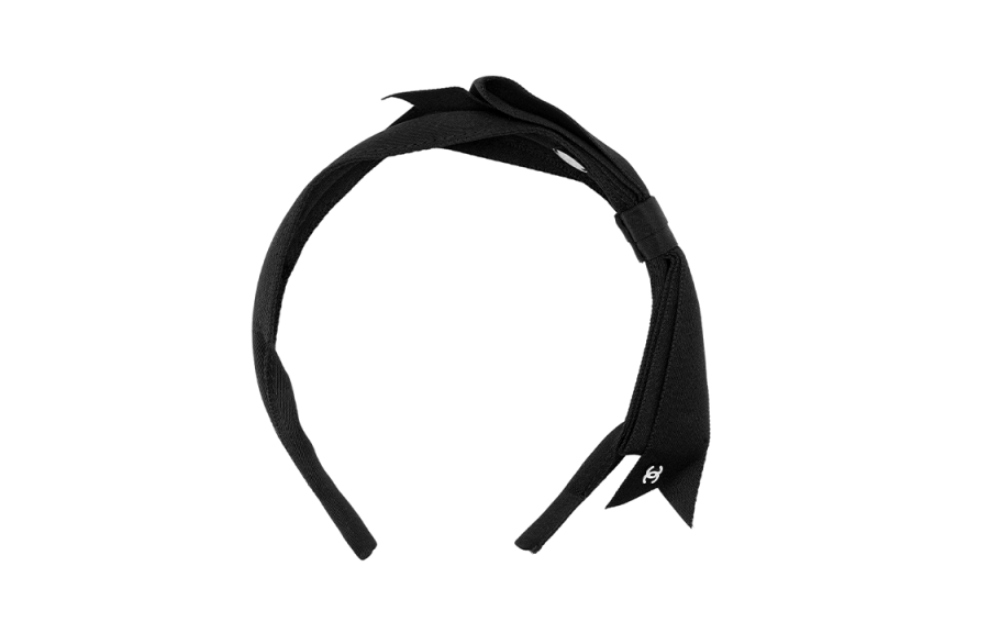 CHANEL Chanel 1986-1988 Coco Mark ribbon headband