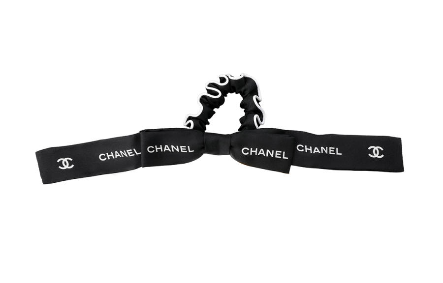 CHANEL CHANEL Bow Tie Hair Scrunchie
