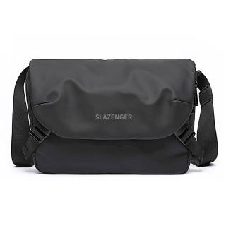 Slazenger PVC Soft Leather Crossbody Bags Regular Men's Black