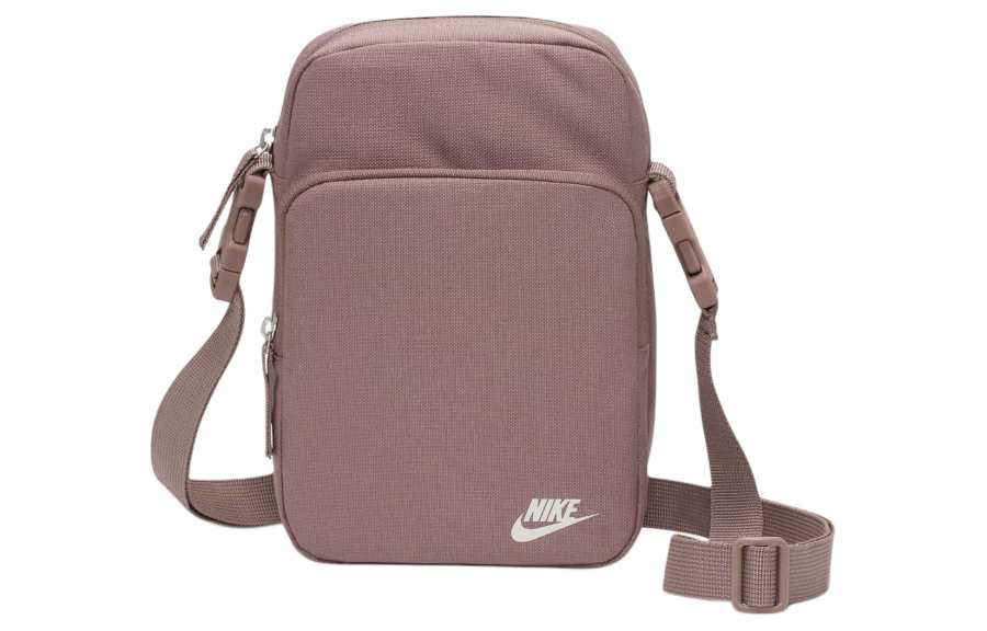 Nike Nike Nylon With Polyester Shoulder Bag, Crossbody Bag Unisex Smokey Mauve Red