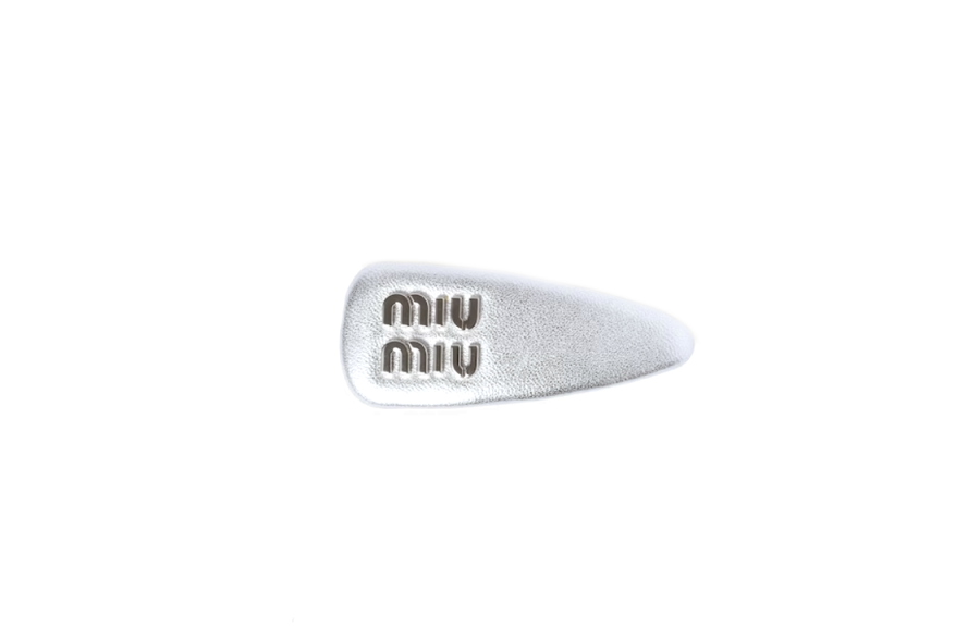 MIU MIU Hair Clips Women's Silver