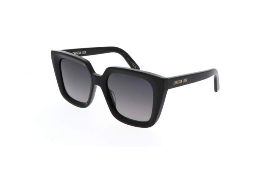 DIOR DIOR Irregular Shape Sunglasses Women's Black