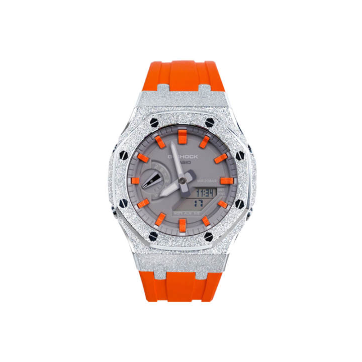 CASIO CASIO Unisex Liquid Crystal/Analog Dual Display Series 48.5mm Gray Watch