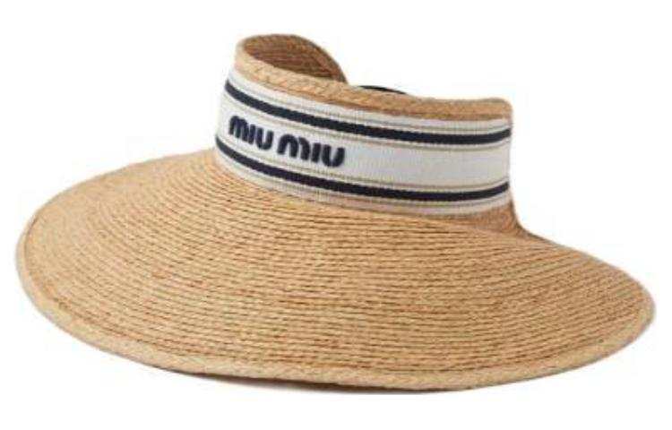 MIU MIU MIU MIU Woven Visor