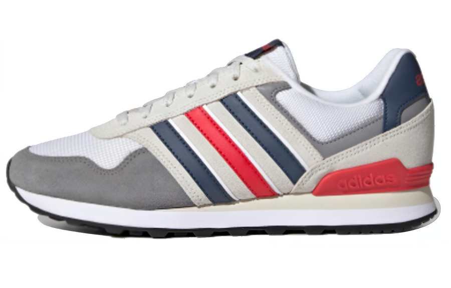 Adidas Neo 10K Cushioning Slip Resistant Low top Casual Shoes Men's Ecru Gray