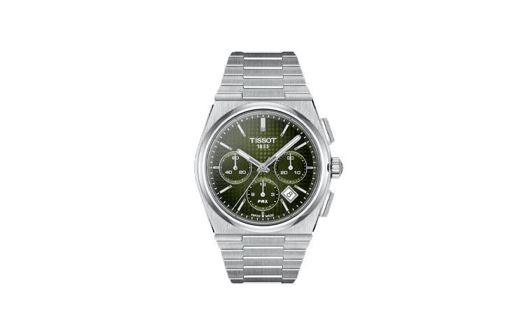TISSOT Automatic Mechanical Movement 100m Waterproof Men's Watches Watch 42mm Green Dial Stainless Steel Case