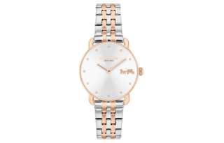 COACH Wrist Watches Quartz Movement Stainless Steel Strap White Dial Unisex