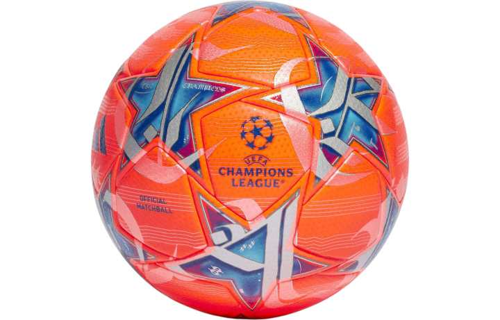 Adidas Adidas Size 5 Soccer Ball Pu Seamless Thermal bonding Unisex Fluorescent Red Blue