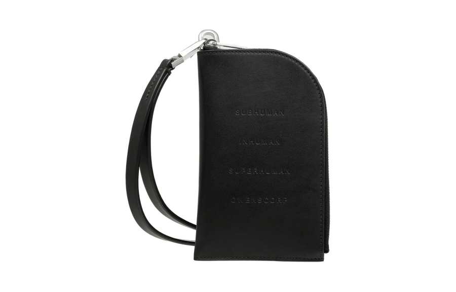Rick Owens DRKSHDW Cow Leather Wallet Men's Black