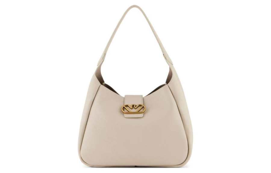 EMPORIO ARMANI Cow Leather Handbag, Shoulder Bag Women's Pink