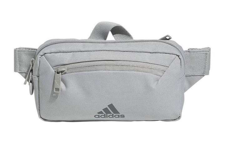 Adidas Adidas Polyester Crossbody Fanny Pack Unisex Gray