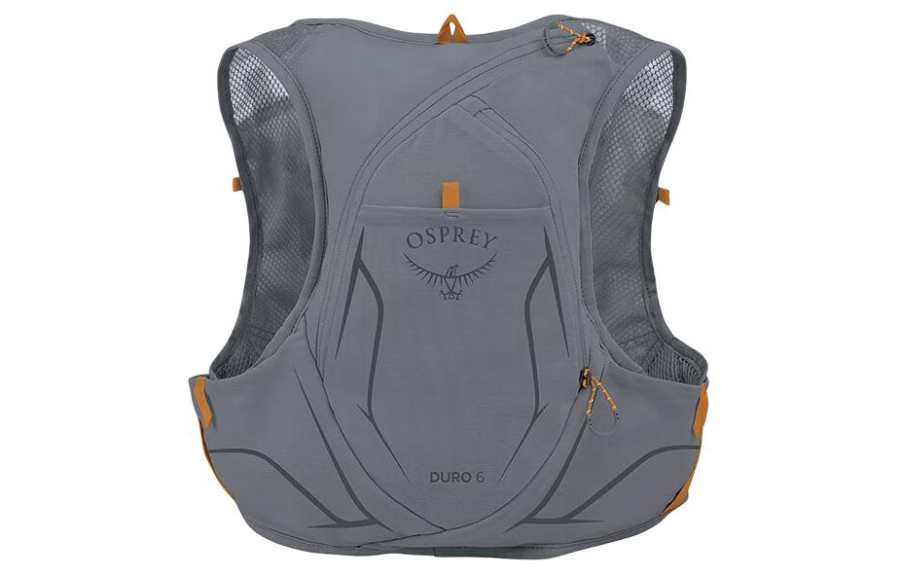 OSPREY 6L Mountaineering Bag Backpack Outdoor Bag Nylon Gray & Orange Unisex