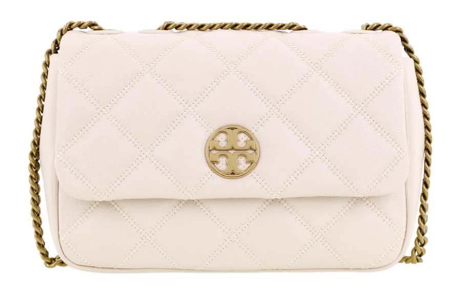 TORY BURCH TB Willa Leather Mini Square Flap Bag, Messenger Bag, Handbag, Shoulder Bag Small Women's