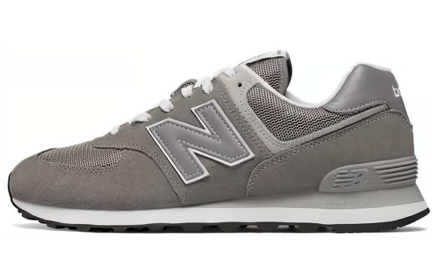 New Balance New Balance NB 574 Suede Abrasion Resistant Breathable Balance Low top Casual City Commuting Running Shoes Unisex Gray