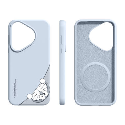 Doraemon DoraemonA Silicone Material Liquid Flock High End Magsafe Magnetic Phone Cases