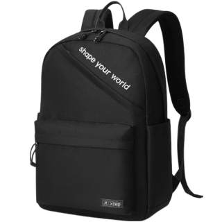 XTEP Polyester Backpack Regular Unisex Black