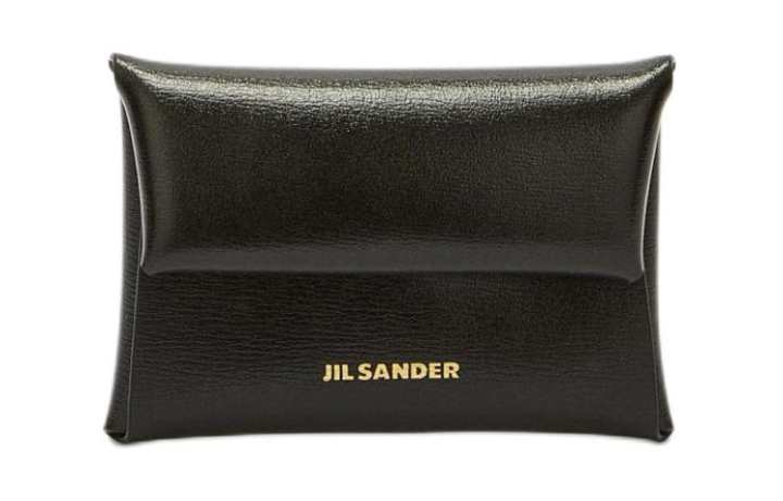 JIL SANDER JIL SANDER Leather Envelope Bag, Coin Purse Mini Women's Black