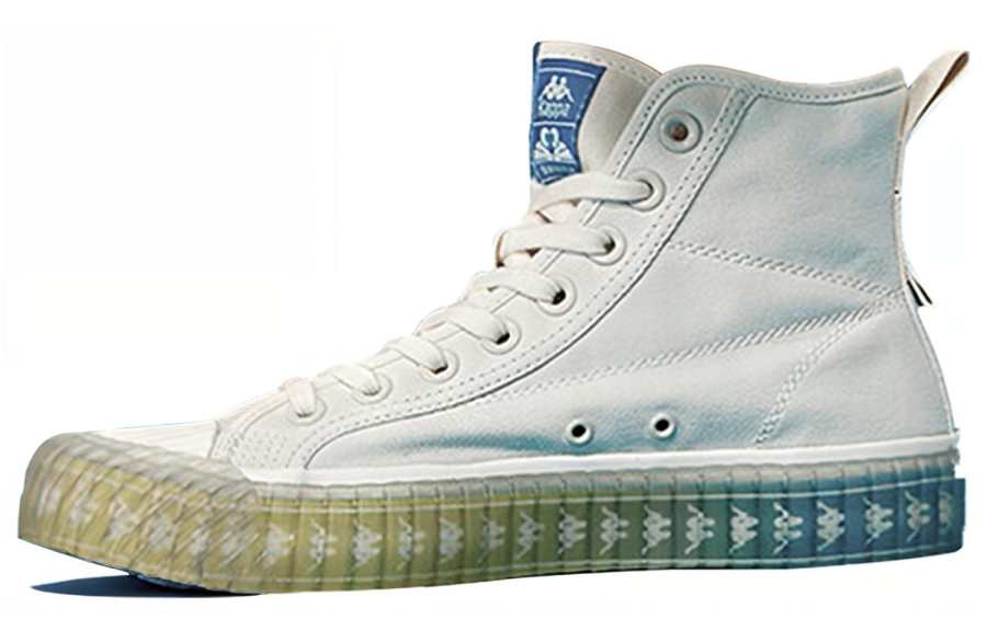 Kappa Doraemon x Kappa Fabric Coverage Slip Resistant Coverage Slip Resistant High top Skateboard Shoes Unisex White