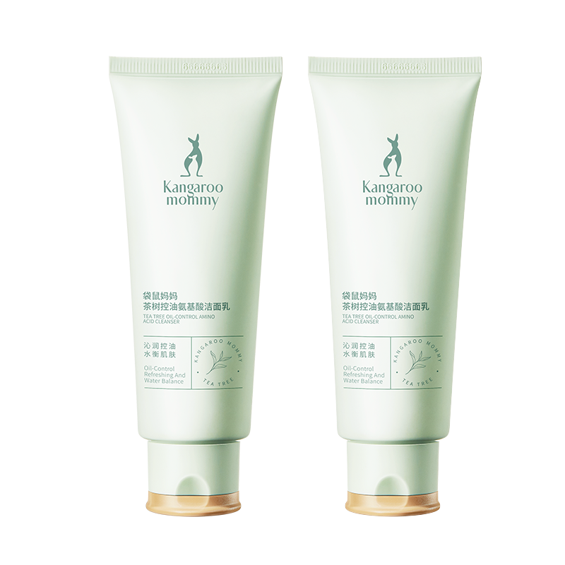 Kangaroo Mommy Tea Tree Balancing Cleanser For Oil Control Facial Cleansing Milk