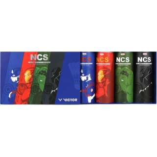 VICTOR Marvel New Carbon Sound Ball Synthetic Shuttlecock 3 Pack Faux Fur Shuttlecocks