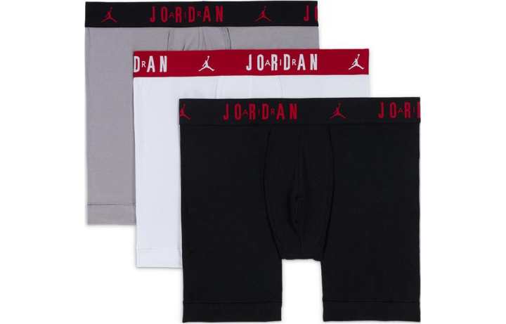 Jordan Jordan Flight logo-waistband boxer briefs (pack of three)