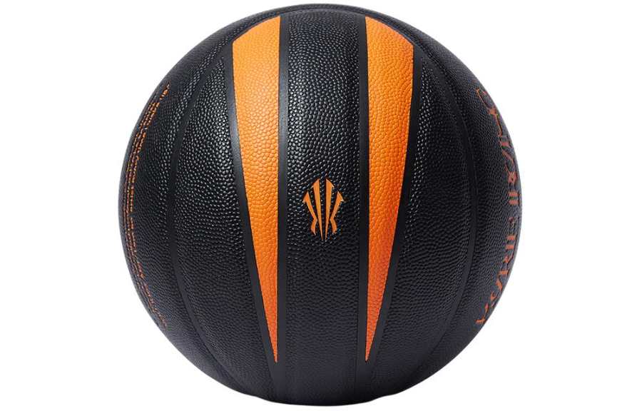 ANTA Anta Rubber Basketball Black Orange Size 7 Training