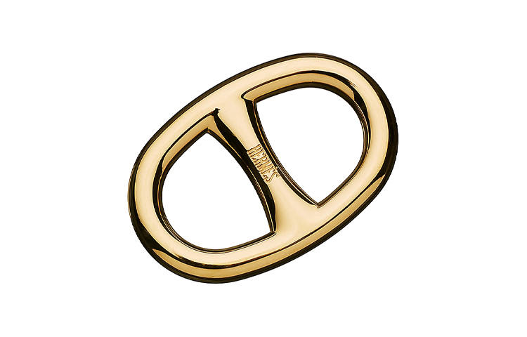 HERMES HERMES Chaine D'Ancre Brass Accessories Women's