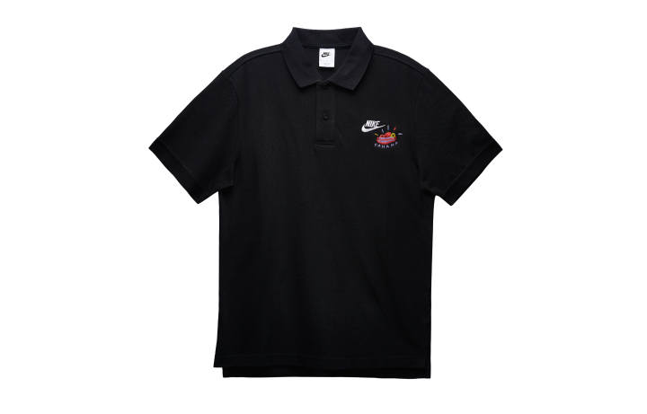 Nike Nike Polo Shirts Men's Black Polo Collar Moderate Straight Fit