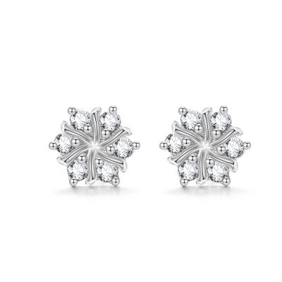 UTD S925 Silver Stud Earrings Women's