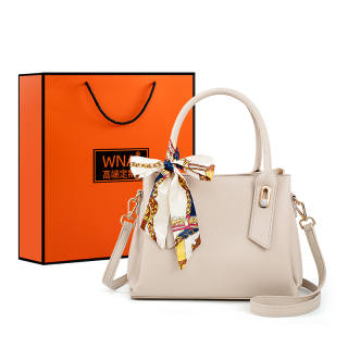 WEINIAO Synthetic Leather Crossbody Handbag Regular Women's Apricot