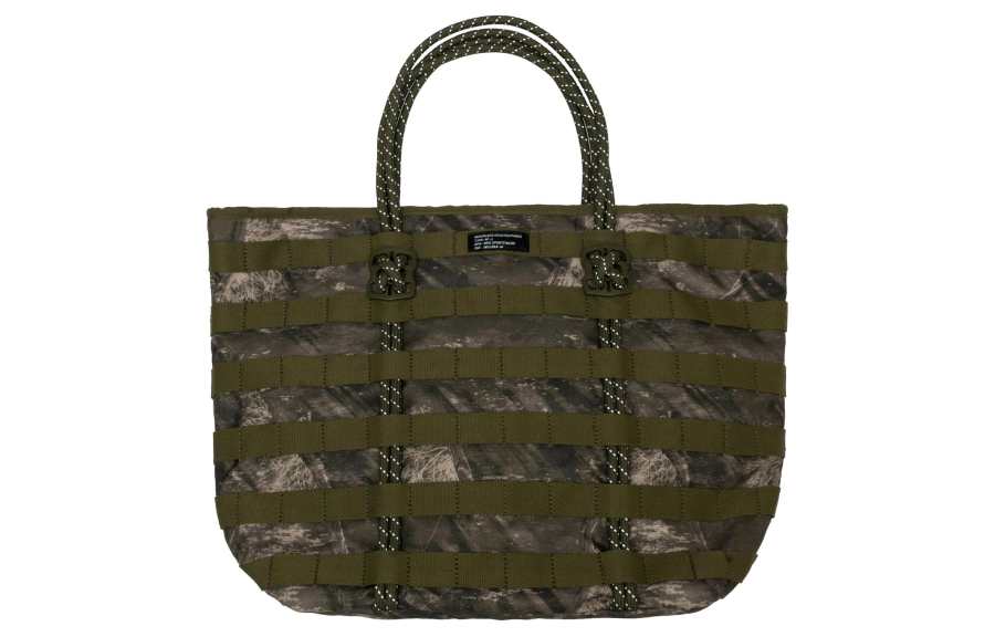 Nike Nike Polyester Tote Bag, Shopping Bag, Handbag, Shoulder Bag Regular Unisex Green Camouflage