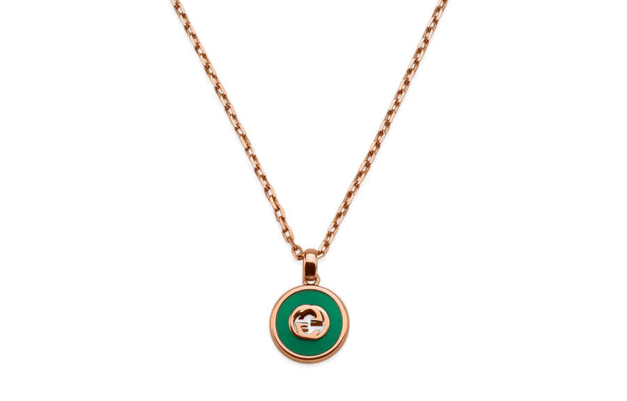 GUCCI Gucci Interlocking 18k chain necklace