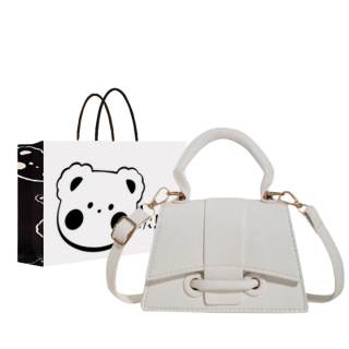 NX DOUGHNUT Commute Pu Handbag, Shoulder Bag, Crossbody Bag Regular Women's White/Black/Pink/Brown