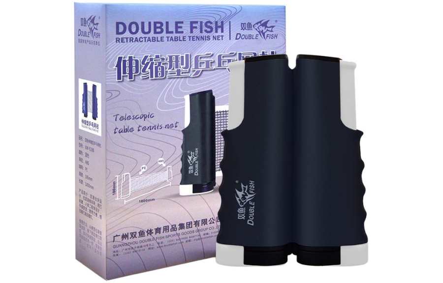 DOUBLE FISH DOUBLEFISH Table Tennis Net Frame ABS Plastic PE Mesh Fabrics Unisex 186*1800mm