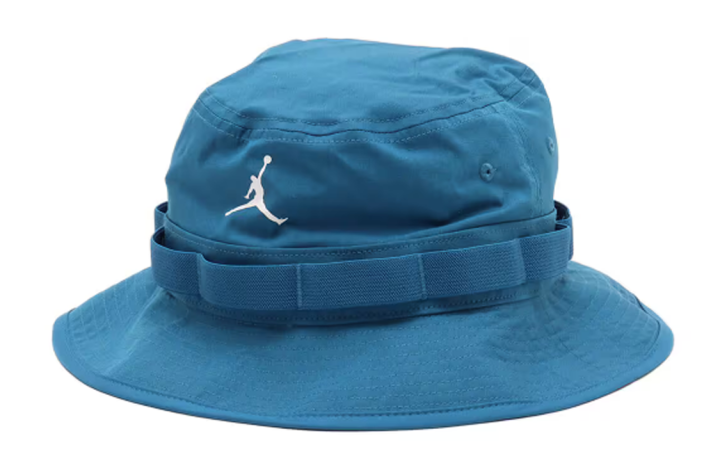 Jordan Jordan Cotton, Nylon, Polyurethane Bucket Hats Unisex Blue