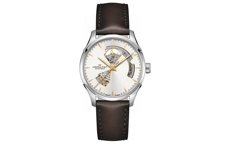 HAMILTON Jazz Happy Collection Watch Automatic Mechanical Movement Men's Watches Watch Silver Dial