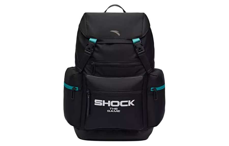 Anta Basketball Collection Fabric Outdoor Mountaineering Bag Backpack Regular Unisex Basic Black