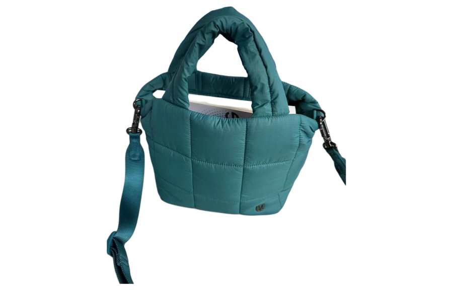 Lululemon Nylon Shoulder Bag, Crossbody Bag Regular Women's Blue Green