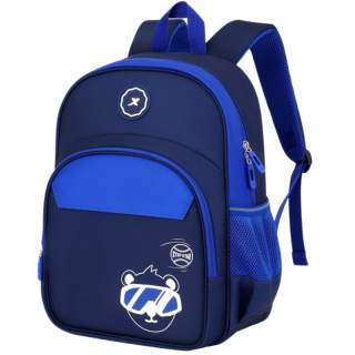 XTEP Fabric Student Bag Regular Men's Dark Blue Pink