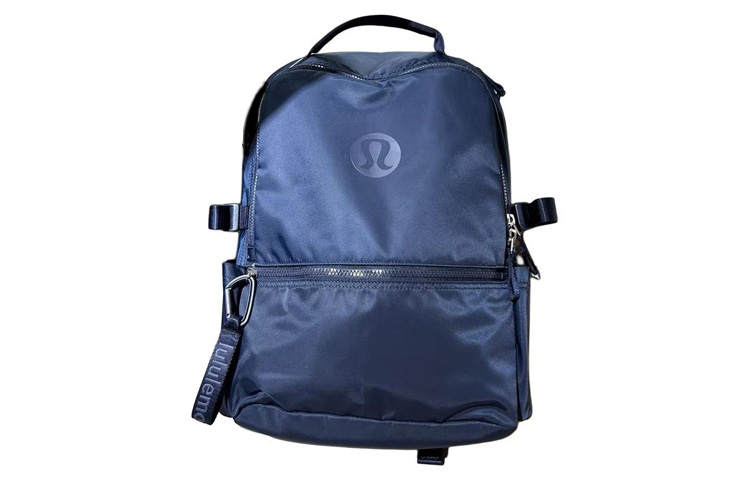 Lululemon New Crew Nylon Blend With Recycled Polyester Backpack Regular Unisex Pure Marine Blue