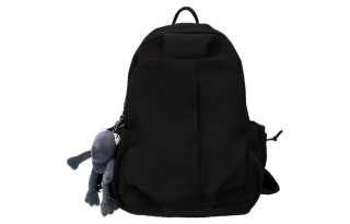 ALNI BITTON Nylon Fabric Backpack Men's Black/Gray/White