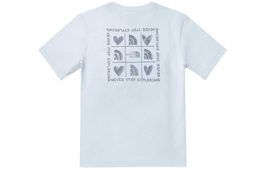 THE NORTH FACE T Shirt Unisex Light Blue